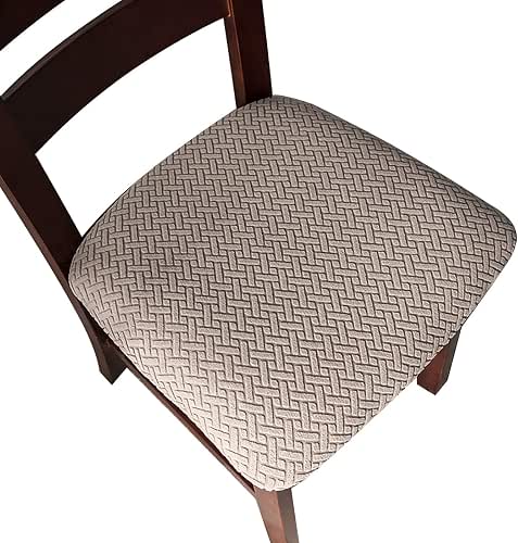 Genina Seat Covers for Dining Room Chair Seat Slipcovers Kitchen