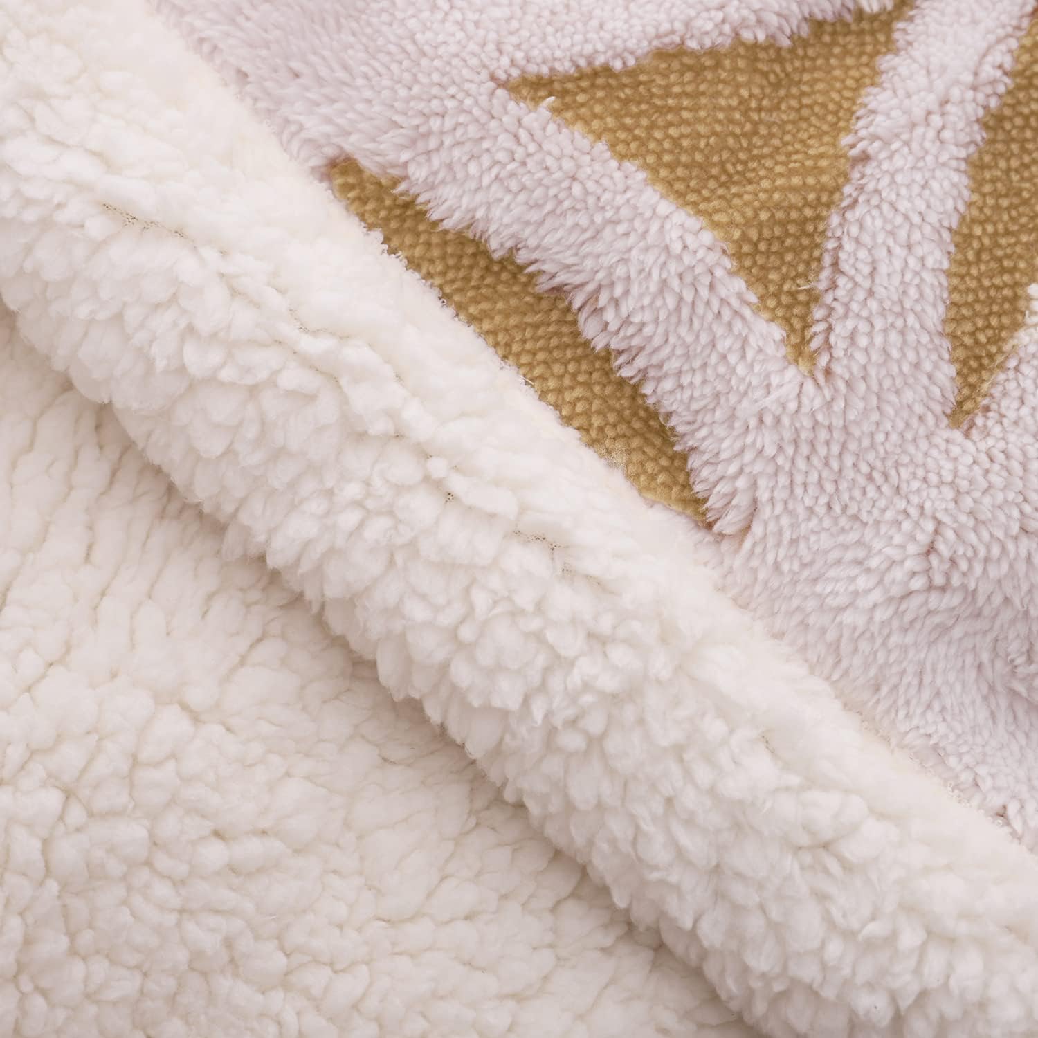 LOMAO Sherpa Fleece Blanket for Mom Cozy Soft Throw Blanket for Women Men Easter Gifts Dual Sided Couch Sofa Bed Blanket (Khaki, 51"x63")