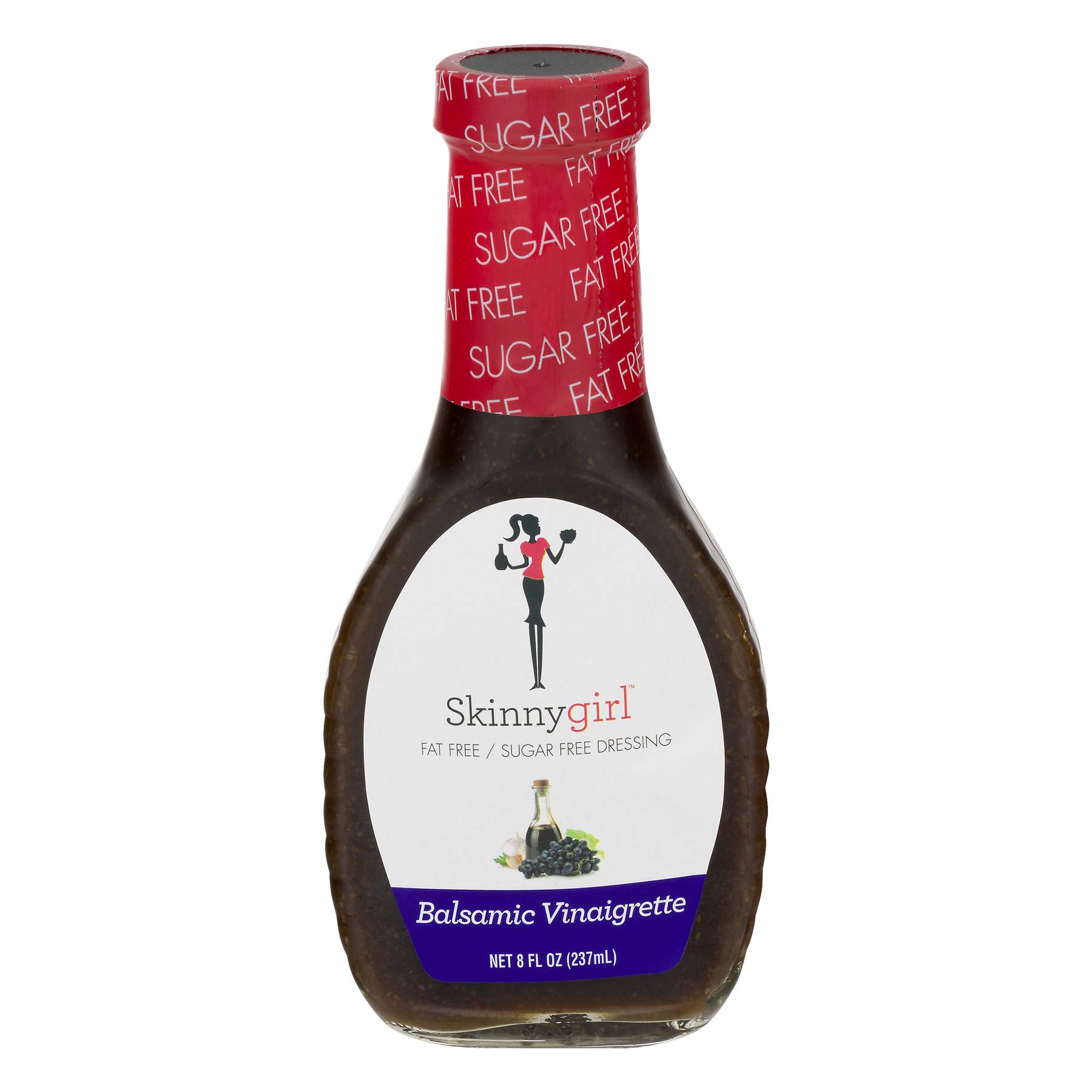 VORAGA Skinny Girl Balsamic Vinaigrette Dressing, 8 fl oz (2 Pack)