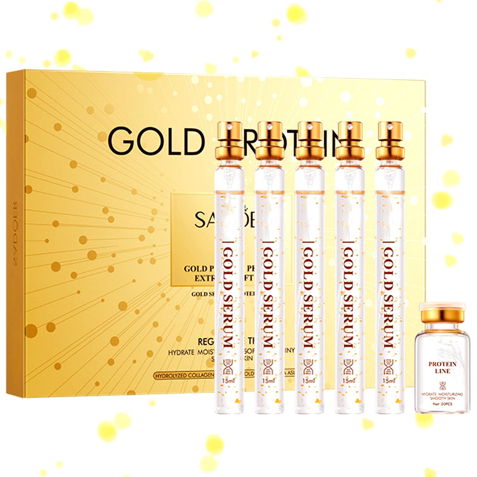 【新品未開封】THE SAEM Gold Lifting 4点セット Amazon.com: Silk Protein Thread Lifting Set, Collagen Serum with