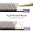 NAGARAKU yy Eyelash Extensions Dark Brown Color y lash Premade 4D Easy Fan Russian Volume Cluster 12 Rows Pre Fanned Wispies Crisscross Eye Lashes for Beauty Salon -0.07mm D Curl 8-12mm Mix Tray