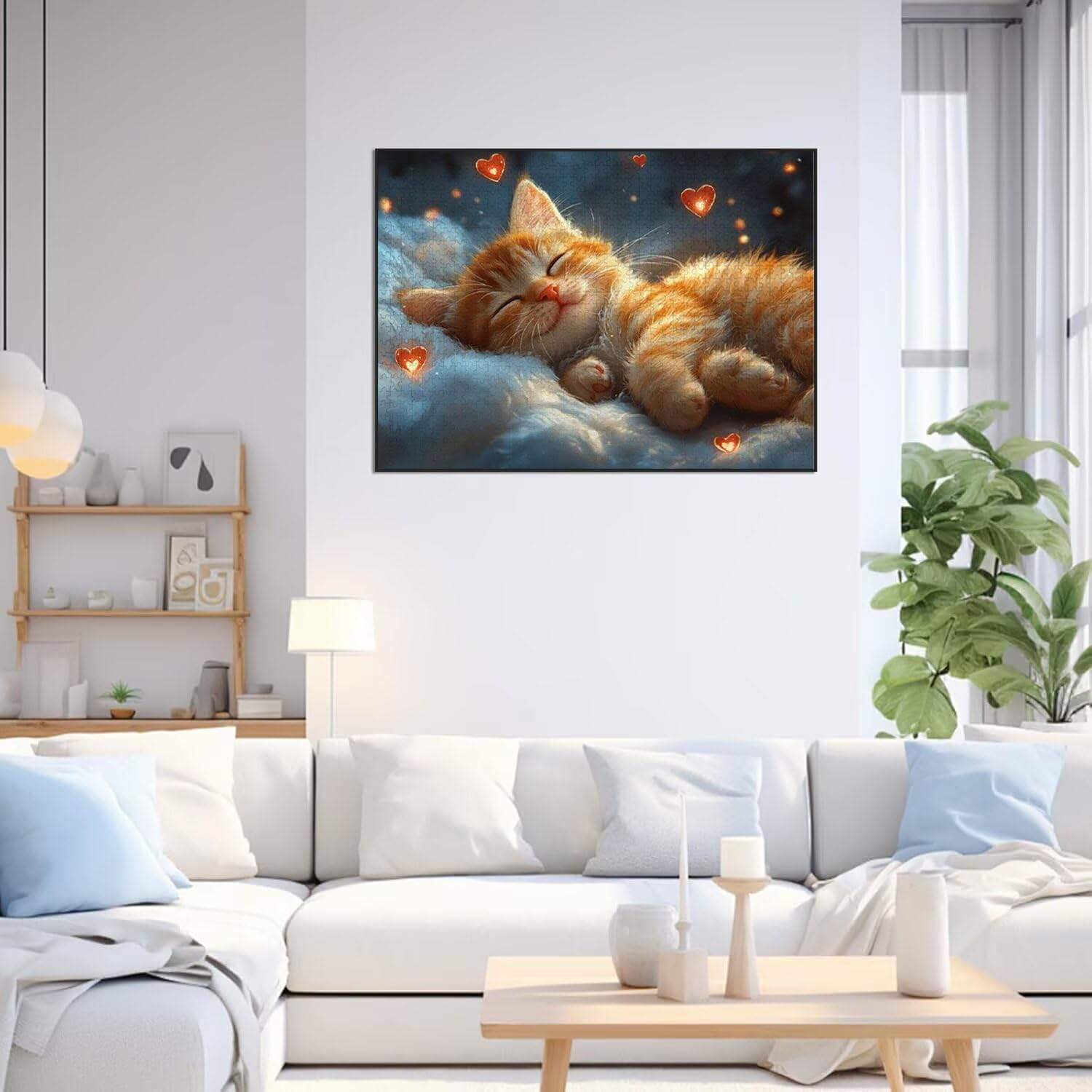 Puzzle 1500 sztuk zwierząt Trudne drewniane puzzle, n-480 | Niemożliwe wyzwanie, inteligentna gra zręcznościowa, gry logiczne dla całej rodziny, pomysł na prezent, miłość