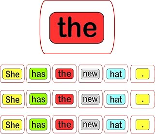 Ashley Productions Die-Cut Magnetic Foam Sentence Building, 100 Pieces Per Pack, 3 Packs