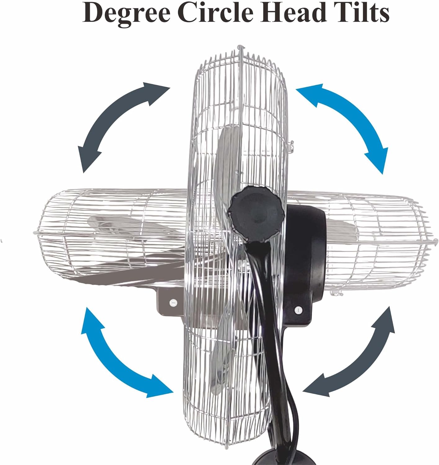 Optimus F-4205 20" Industrial Grade HV Oscillating Stand Fan