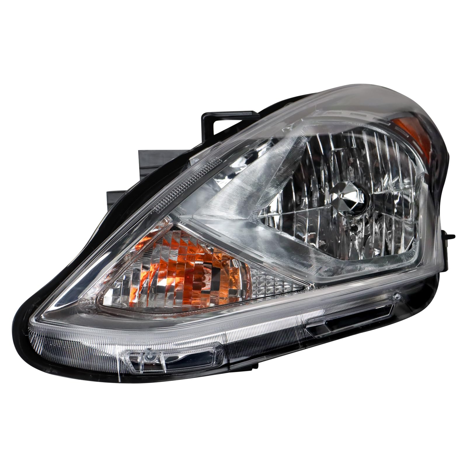 TRQ Left Driver Side Headlight Compatible with Nissan 15-17 Versa 1.6 S 15-18 1.6 S Plus 15-17 1.6 SL 15-18 1.6 SV 19 S S Plus SV