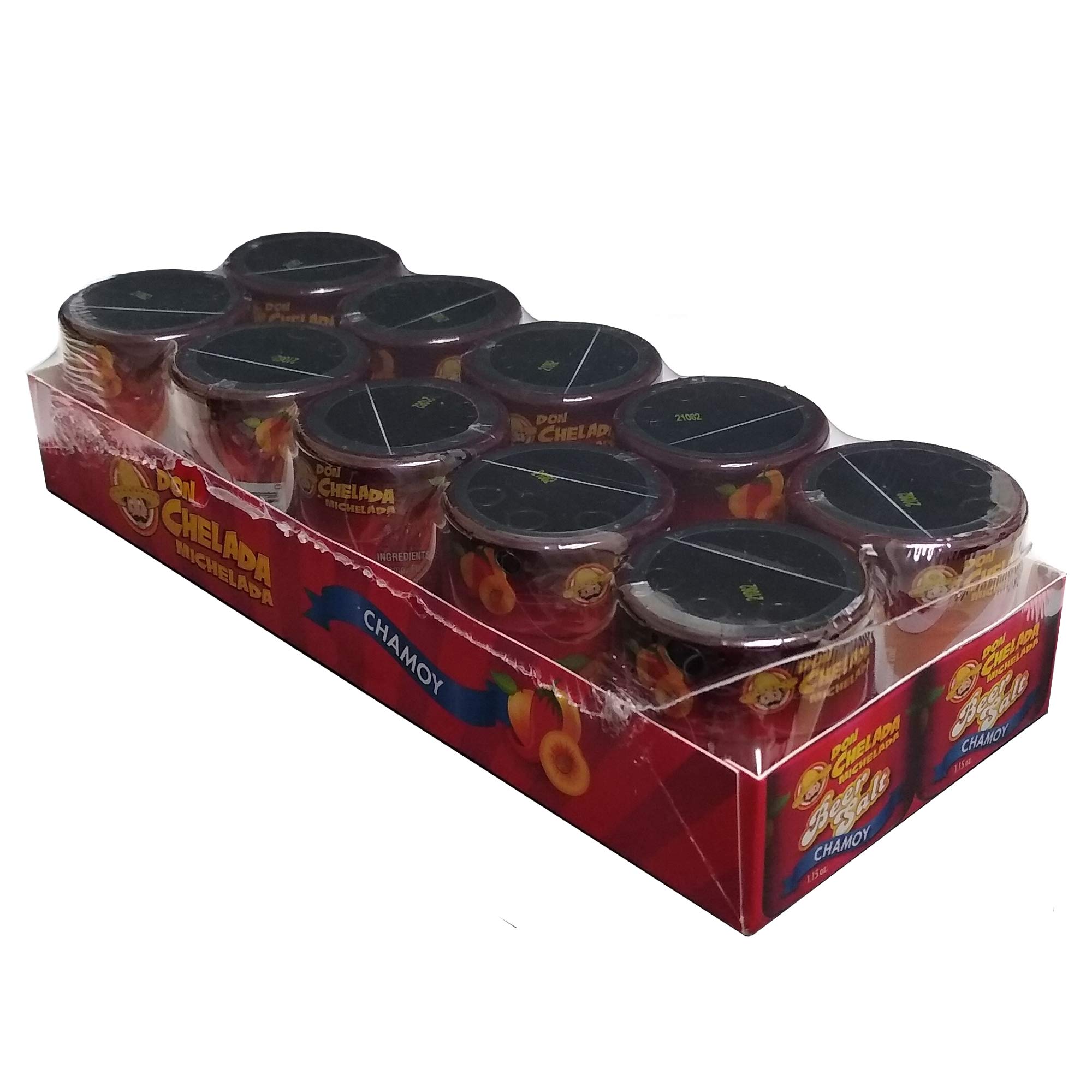 Don Chelada Beer Salt, Chamoy, 1.15 Oz., 1 Box Of 10