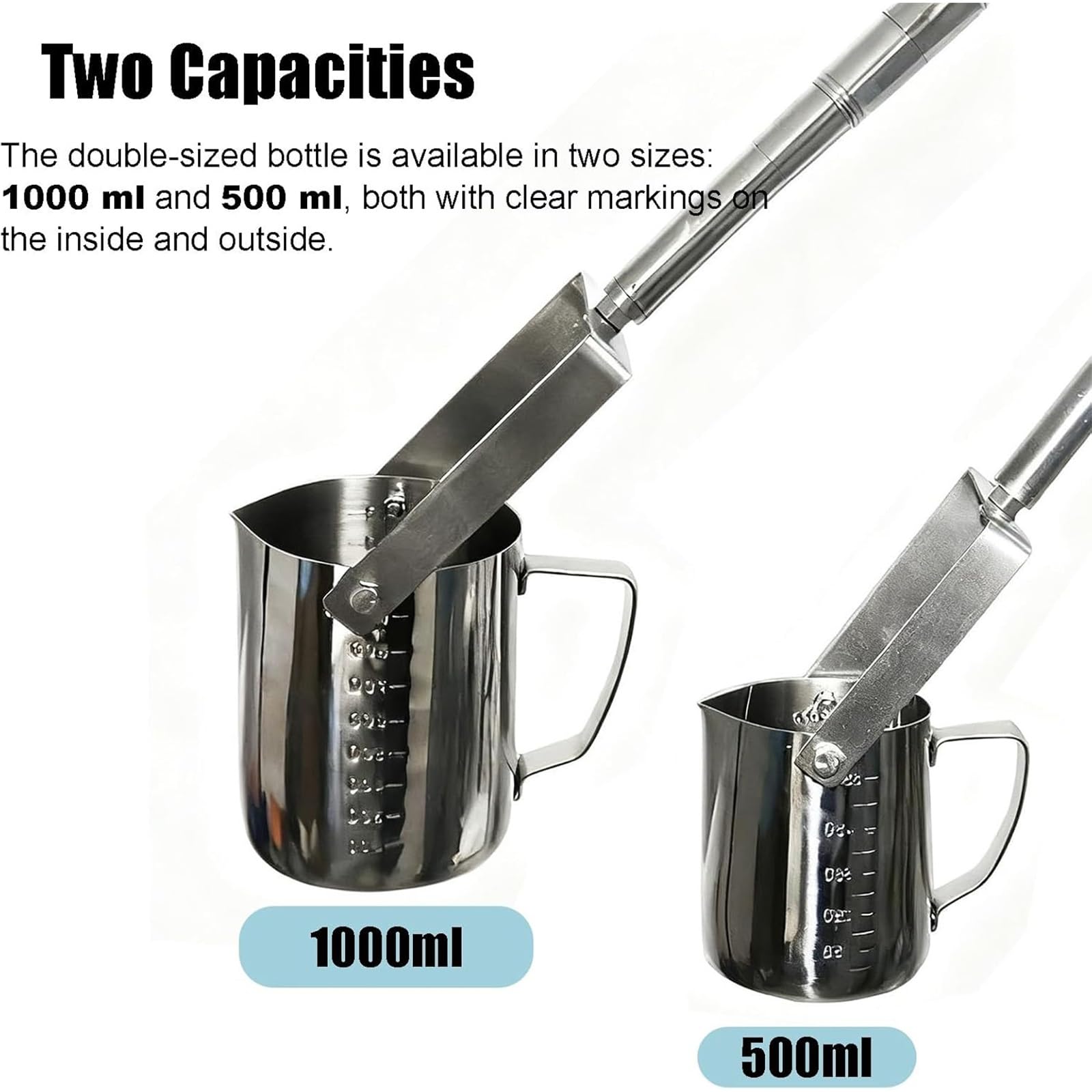 Campionatore d'acqua da 1000 ml, 1,436 m, palo regolabile con beccuccio graduato per campioni d'acqua Envirntal Monit & Quali ing