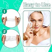 Vista 4 de Nuogo Rollo de algodón para salón, 260 pies, 2 libras, bobina de algodón para manicura capilar, cuidado de la piel, belleza, 31.75 oz, fácil de usar