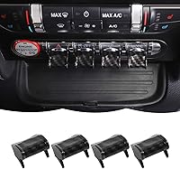 Vista 1 de RT-TCZ Interruptor de navegación de control de consola central de fibra de carbono, decoración de cubierta de interruptor de navegación, accesorios