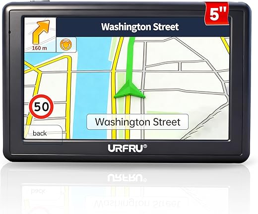 URFRU Q5-1 5-inch GPS Navigator — Touchscreen, Offline Maps
