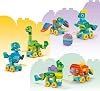 LEGO DUPLO Town 3’ in 1 Wheeled Dinosaurs 10451 - Educational and Creative Toy Making Set for Kids 3 Years Old and Over Who Love Dinosaurs, Birthday Gift (108 Pieces)