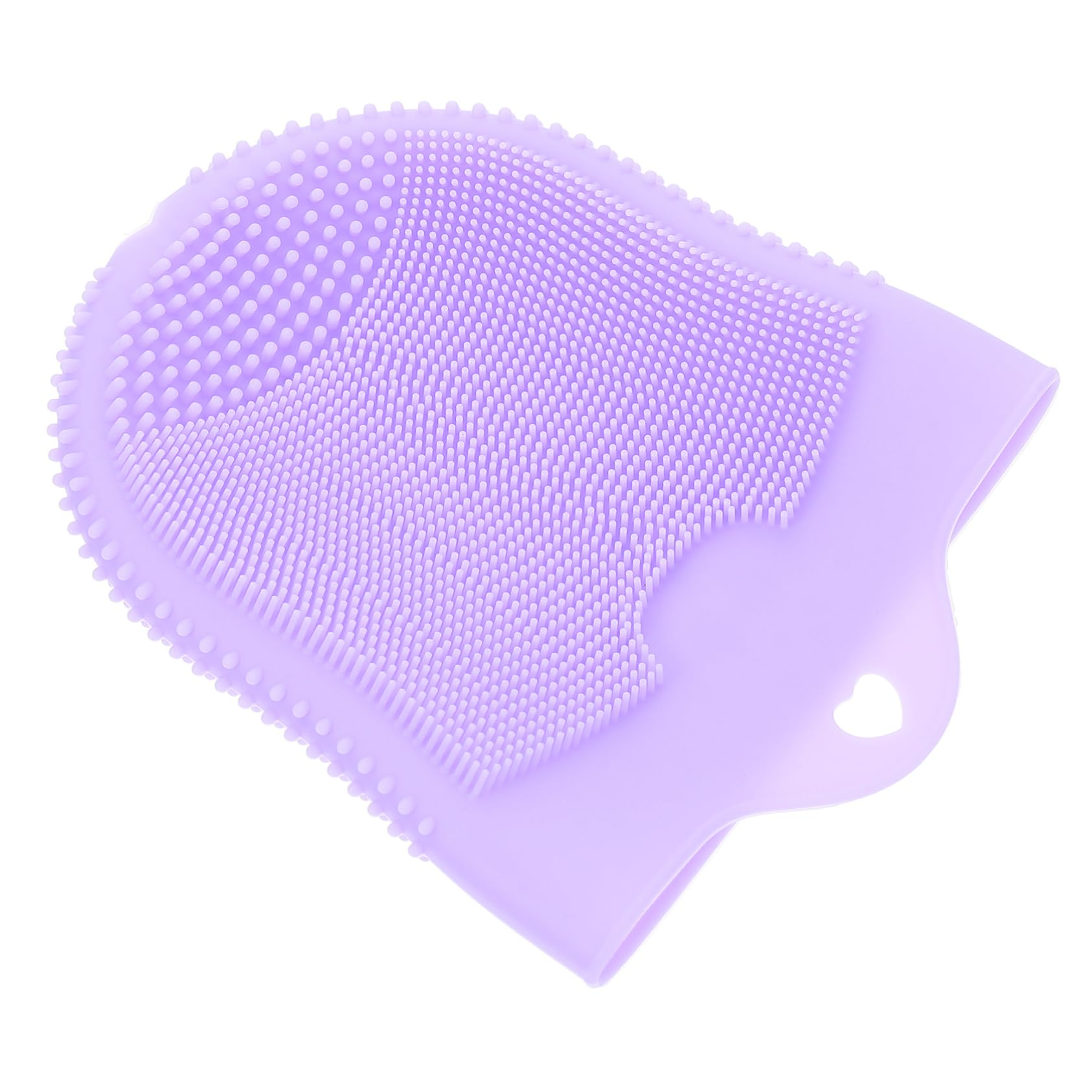 Didiseaon Lady Facial Brush Handhold Face Brush Silicone Face Scrubber Exfoliator