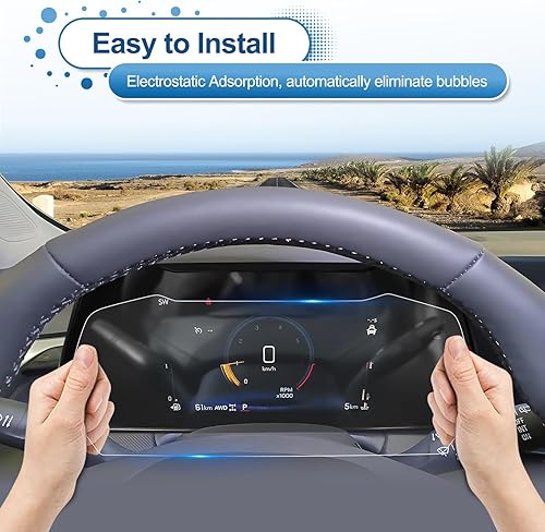 Miniatura 7 de Protector de pantalla de salpicadero Chevy Trax 2024 2025 para Chevrolet Trax de 8 pulgadas, pantalla de racimo de instrumentos digitales de 8