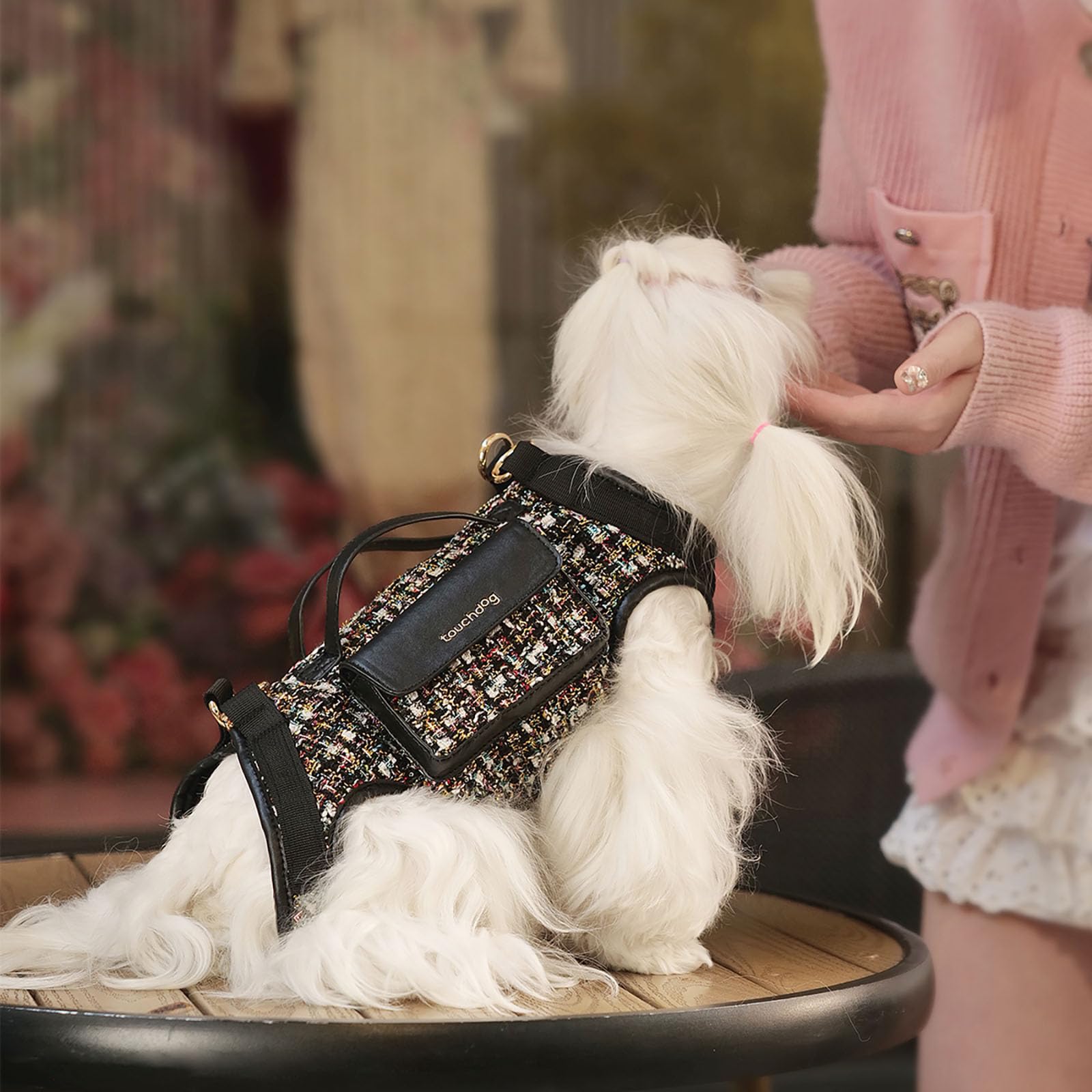 Hund Liftharnisch Hundeträger - mit weichem Polstergurt-Design für Hunde/Lichtgewichtig atmungsaktive Multifunktional, kann als Handtasche verwendet Werden