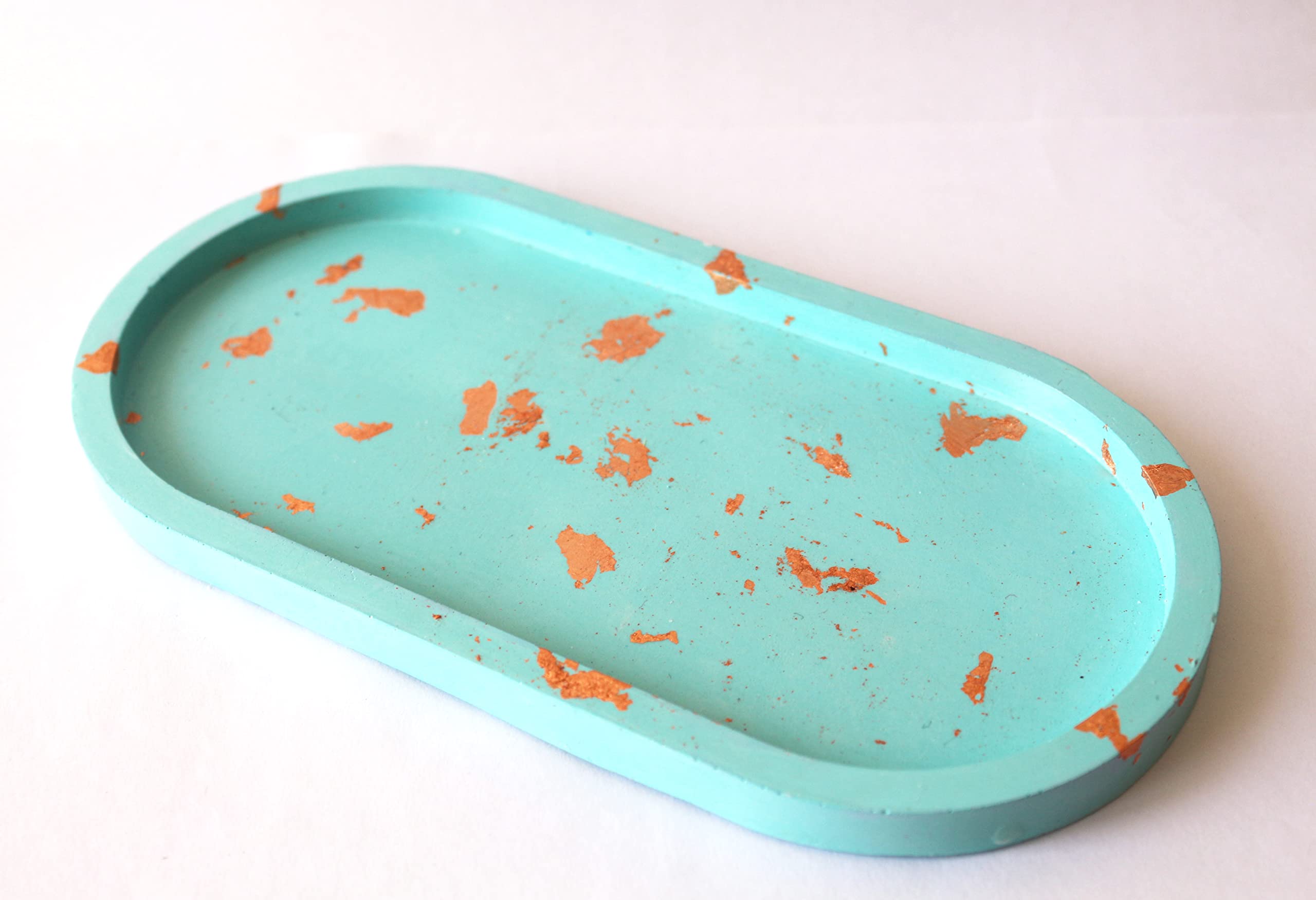 Polaris Fox Oval Concrete Trinket Tray For Keeping Things | Size LXBXH:20x10X1 cm | Its a Concrete Tray not Jesmonite Please Refer the Video Before Buying | Air bubbles voids are very common in concrete | (B09LRFYHJP) Amazon Price History, Amazon Price Tracker