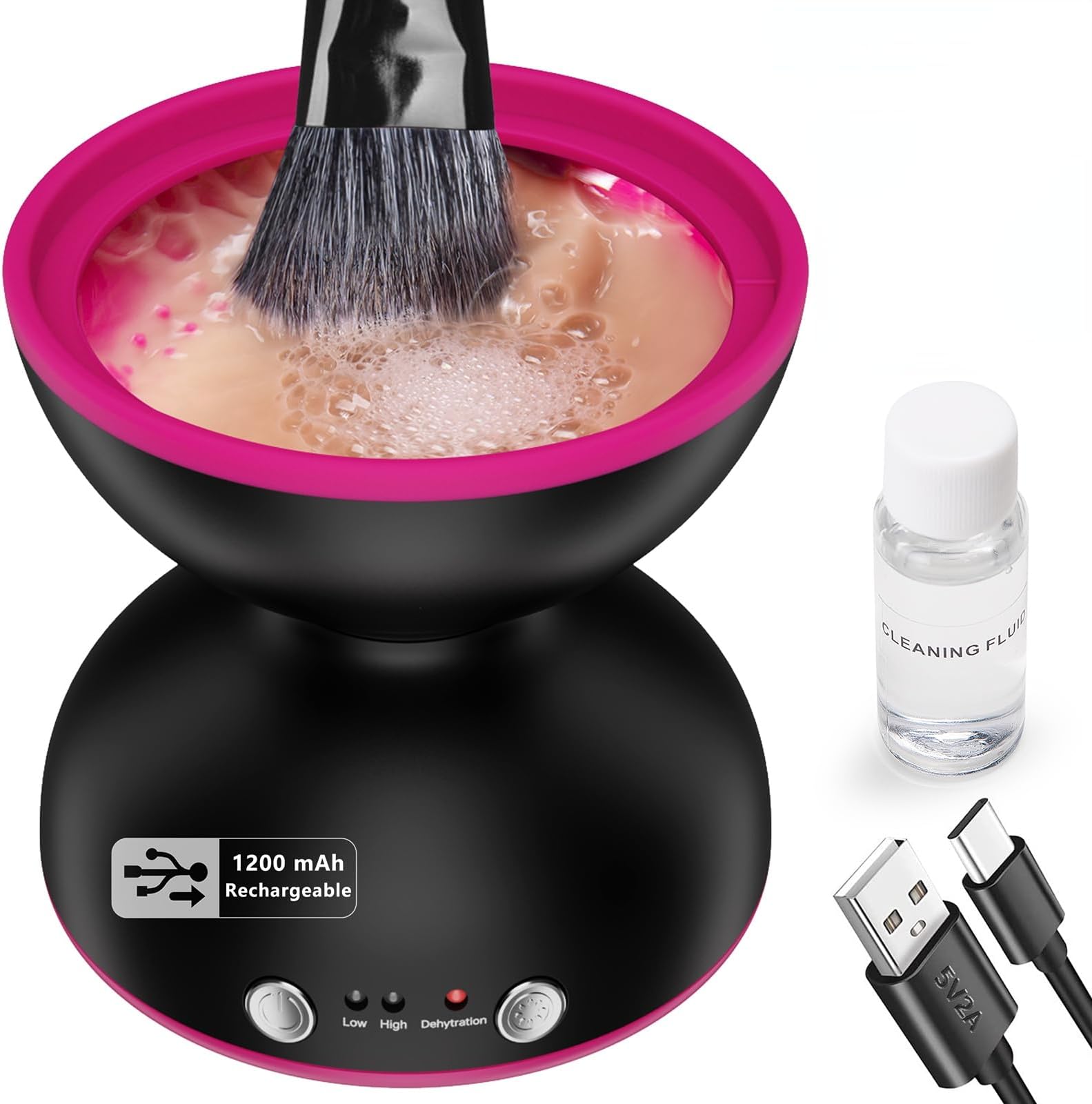 Alyfini Makeup Brush Cleaner Machine Electric Make up