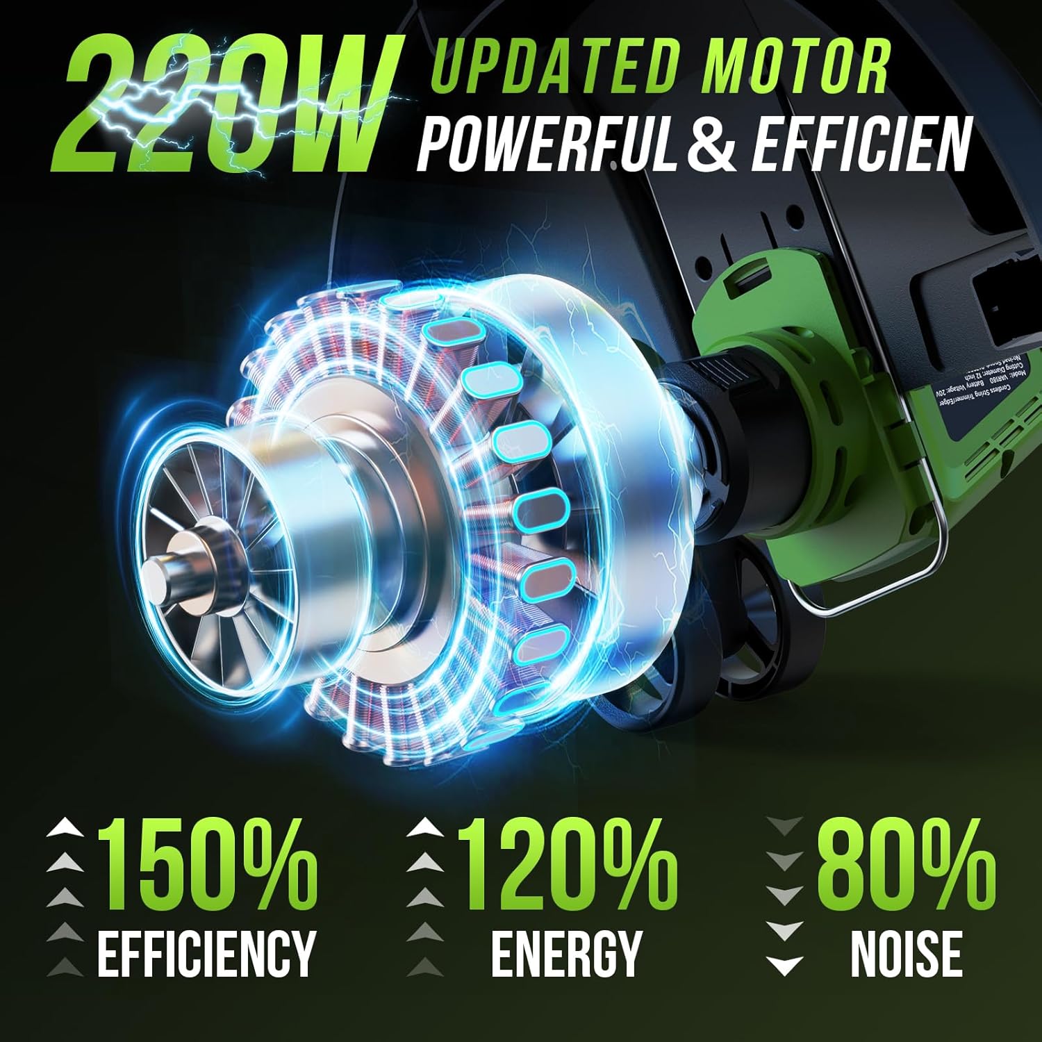 VARSK 20V String Trimmer Cordless, 12 Inch 2 in 1 Trimmer and Edger, Automatic Line Feed, Includes 2 X 2.0Ah Batteries/1 X Fast Charger/6 X Spare Spools, for Lawn, Garden, etc, Light Green