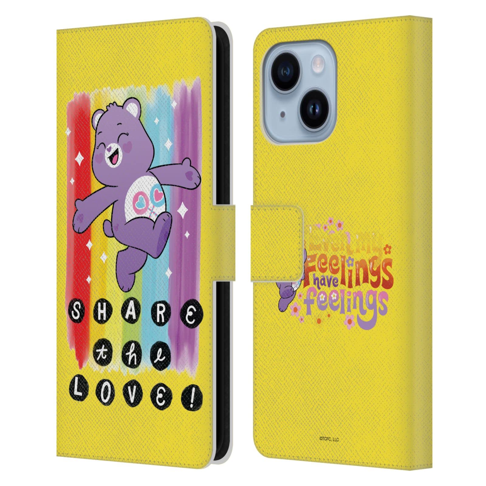 Étui iPhone 14 Plus Care Bears idéal pour vos sorties et trajets urbains