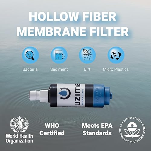 Miniatura 5 de Uzima Sistema de mochila UZ-BP bolsa de agua por gravedad que proporciona recolección, almacenamiento, filtración y transporte todo en uno capacidad