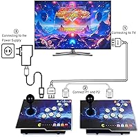Vista 7 de RegiisJoy 32000 en 1 Pandoras Box 78S Retro Arcade Game Console, 4 Jugadores 3D Magical Modified Game, Search Save Delete Cheat Function, Lista
