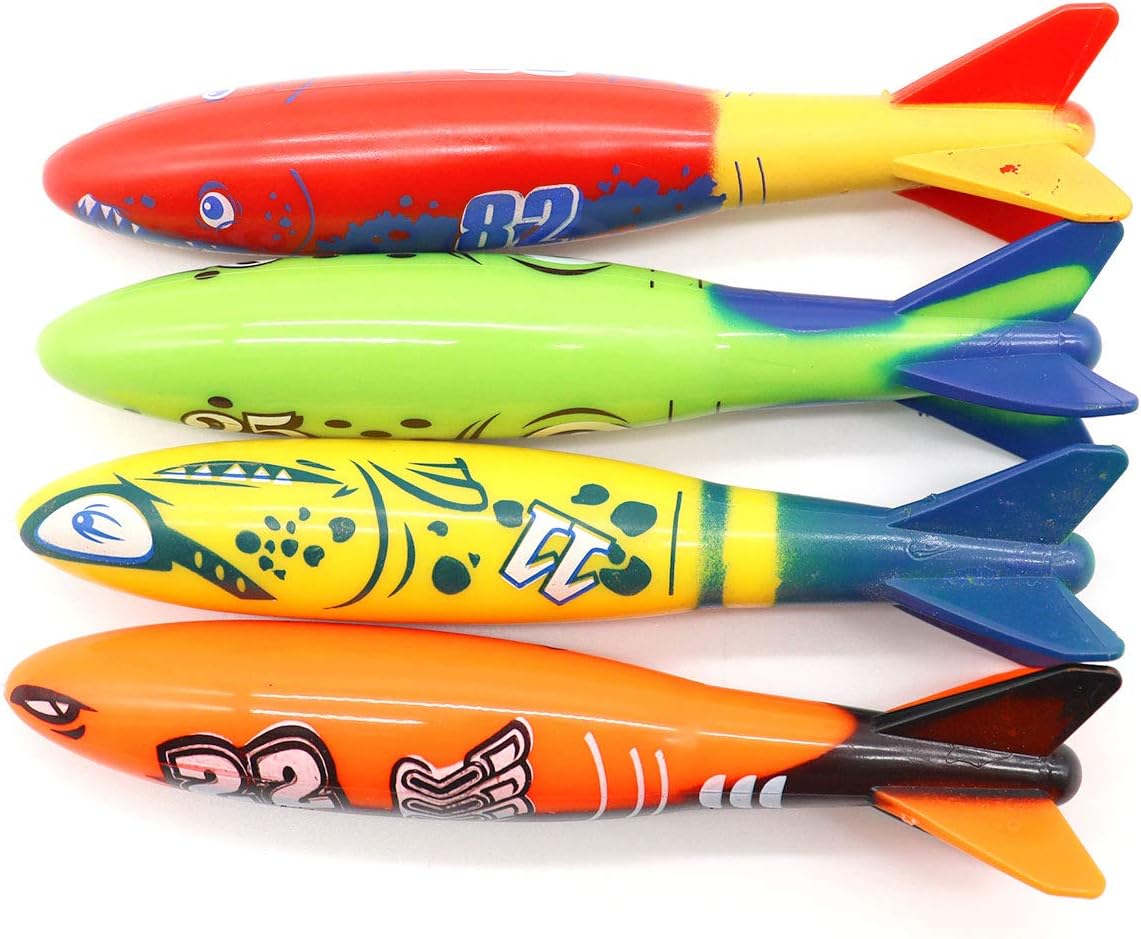 Ecledo 20pcs Diving Pool Toy for Kids Underwater Children's Toys Summer Fun Underwater Sinking Swimming Pool Fish Toys Gift Set : Toys & Games