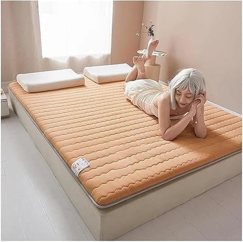 Floor MattressCamping Mattress Tatami Mattress,Futon Mattress Japanese,Soft Foldable Portable Mattress,for Dorm, Sofa, Bedroom, Living Room Full