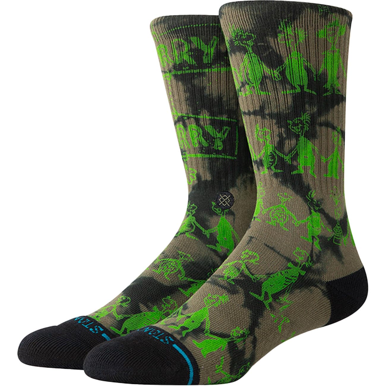 Stance x Grinch Down In Whoville Socks - Black