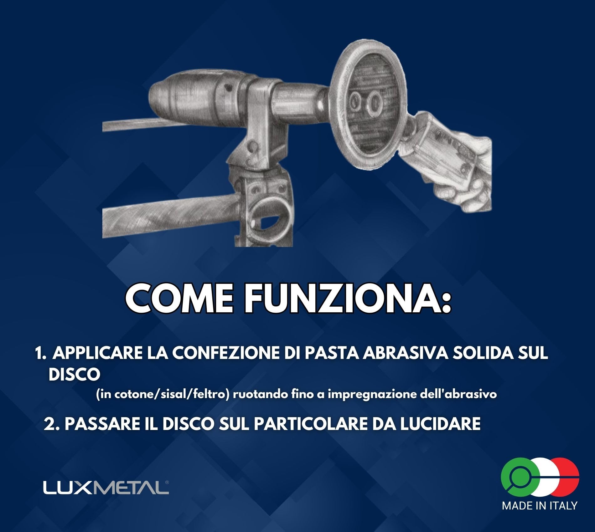 Lux Metal - Pasta Abrasiva PL1 300 gr Fine Lucidare Plexiglass Trasparente Lucidatura Plastica Policarbonato Rimuovi Graffi Plastica pasta abrasiva lucidante plexiglass Rinnova Fari Auto