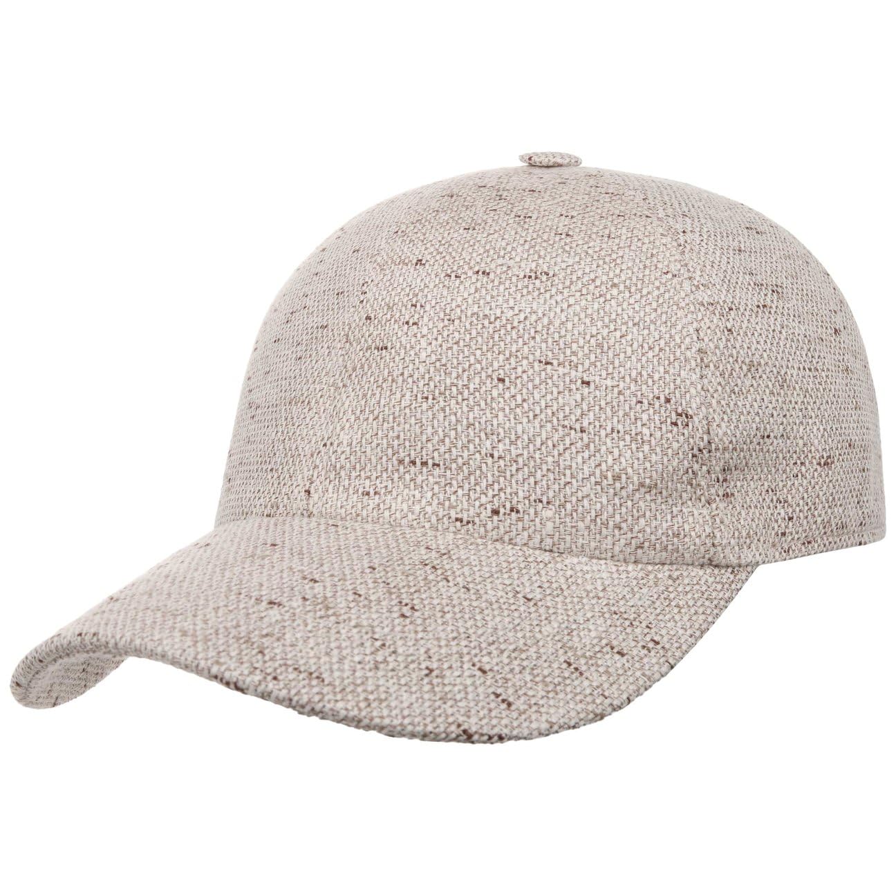o D'Este Classic Fusion Shelby Cap Basecap czapka bejsbolówka lniana czapka letnia damska / męska / zapięcie na rzepy – Made in Italy z daszkiem, zapięcie na rzepy