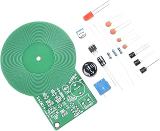 Kit de detector de metales MDS 60 diseñado para montaje de bricolaje con guía de instalación clara para resistencias, condensadores y piezas semiconductoras