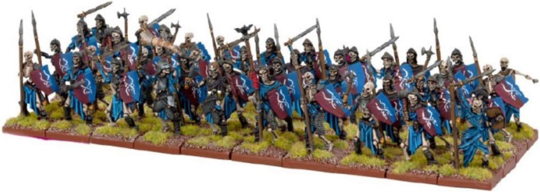 Mantic Games MGKWU44-1 Skeleton Horde Play Set, Multi-Colour