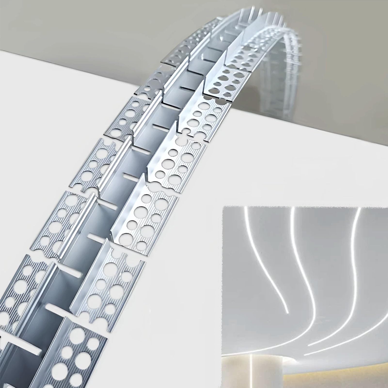 Cubierta de techo de diseño arquitectónico con perfil estructural curvo 8