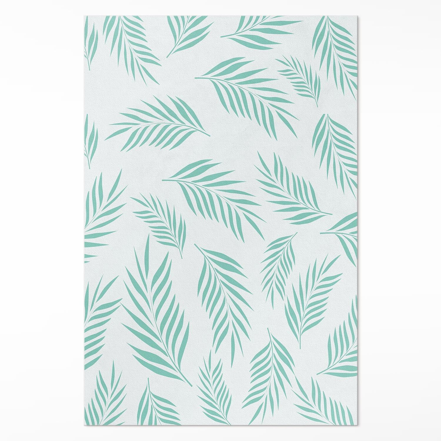 Tapis en vinyle 80x120 cm rectangle au motif branches de palmier pour la maison