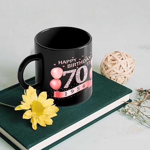 Miniatura 6 de Regalos de 70 cumpleaños para mujeres y hombres  Información sobre la antigüedad de 1954  Taza de 70 cumpleaños  70 cumpleaños para ella y él  Idea