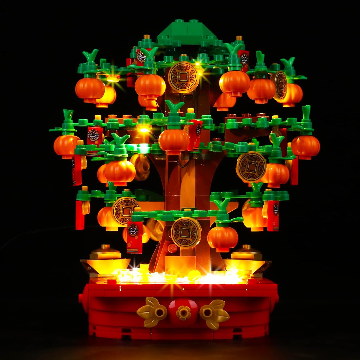 VONADO Led Light Kit Compatible with Lego Money Tree Set 40648 (No Model), Buliding Lighting Kit Compatible with Lego 40648 Building, Creative DIY Light Kit