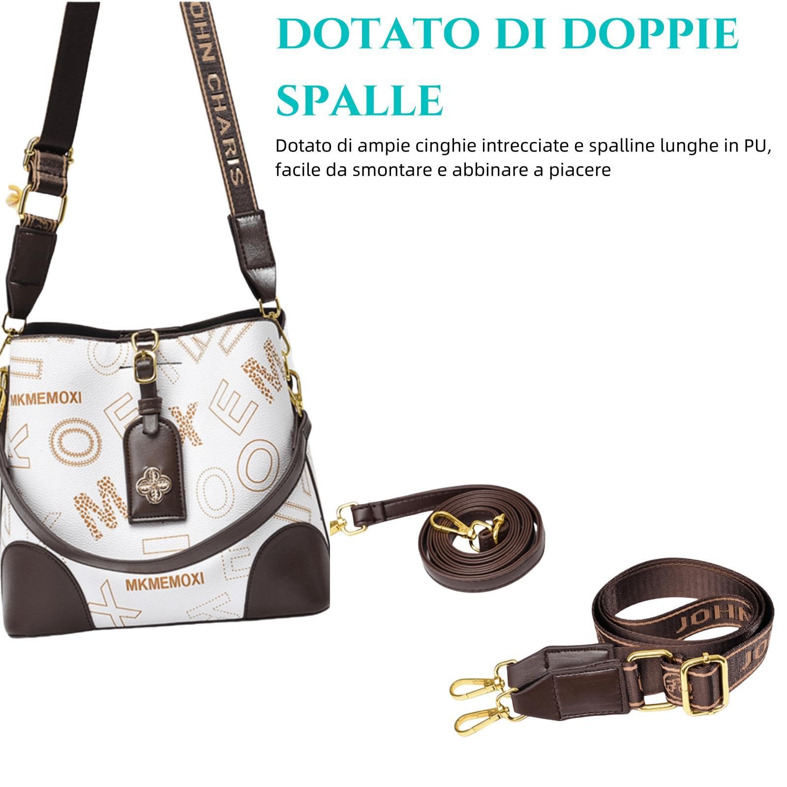 Generico Borse Delle Donne Del Borsa Delle Signore Di Sacchetto Di Spalla Elegante Borsa Femminile Tote Per Le Donne borsa in pelle PU