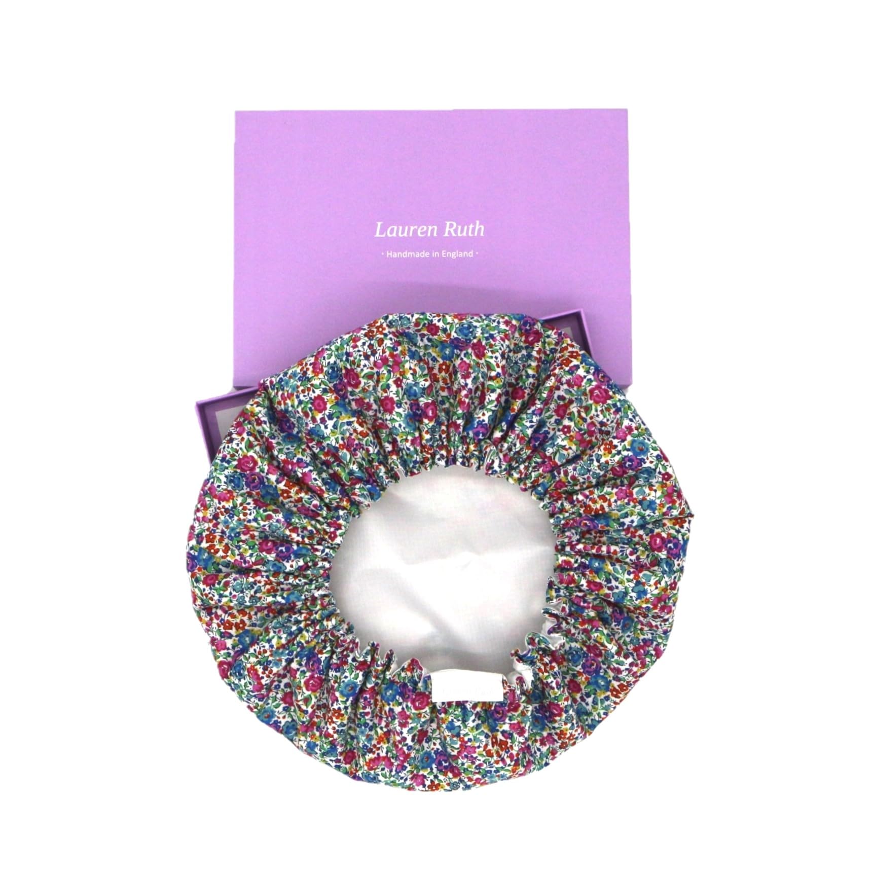Shower Cap made with Liberty Fabric, Emma & Georgina, Pink