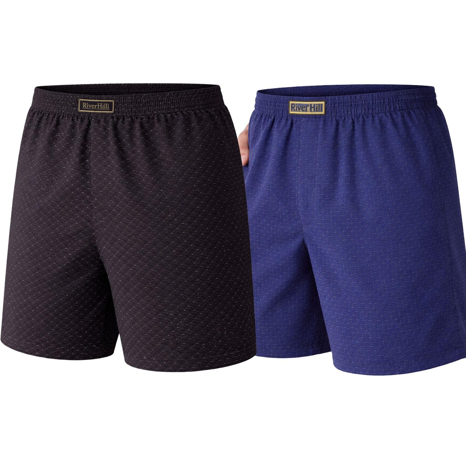 Men’s Cotton Front Open Fly Boxer Shorts with Side Pockets | Printed Comfortable Elastic Waist Shorts (Combo Pack of 2) Casual | Half Pants | Short Pant-picture-16