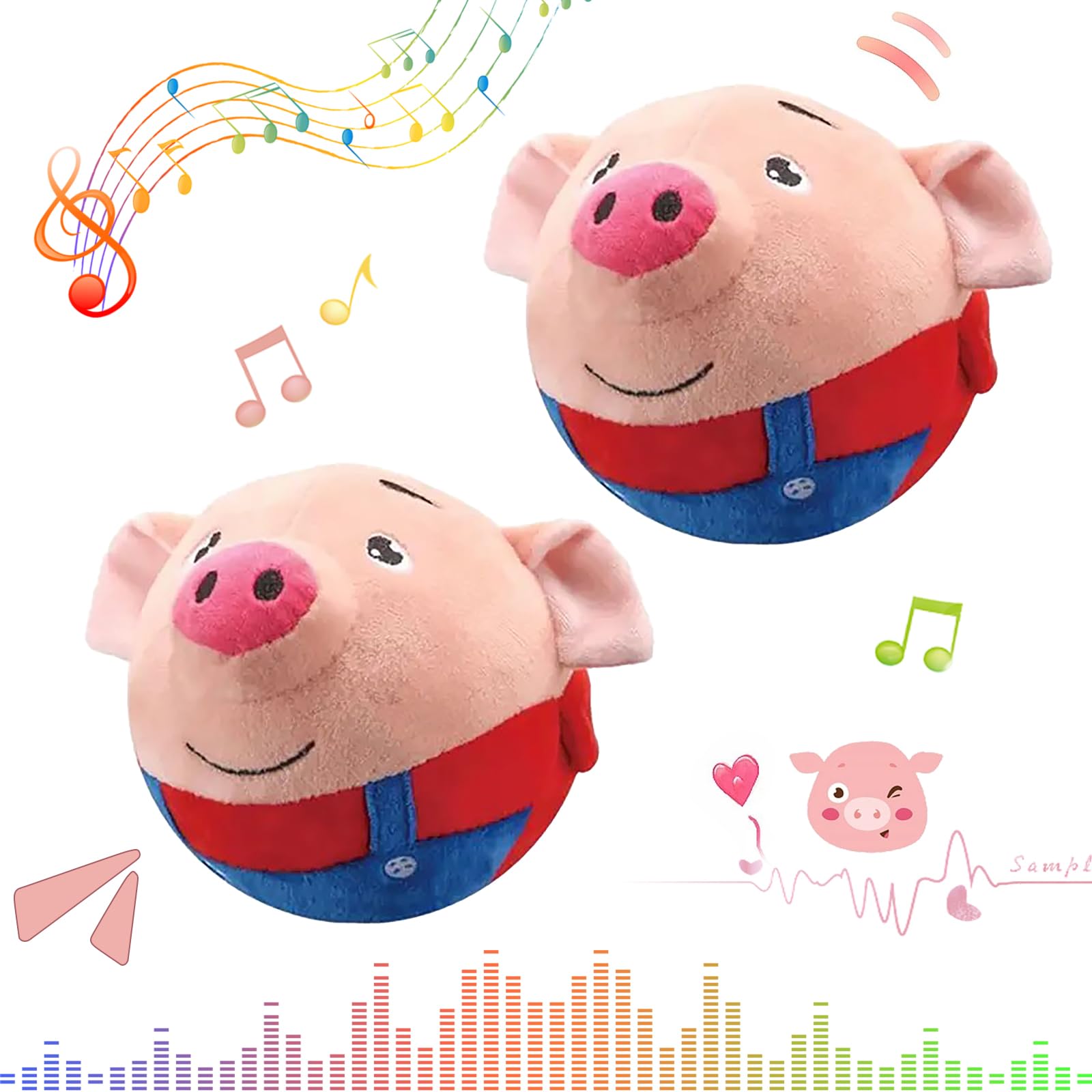 Juguete de peluche para mascotas en movimiento activo, juguetes para perros pequeños 2025, juguetes para cachorros para mantenerlos ocupados, juguetes chirriantes para perros, juguetes interactivos