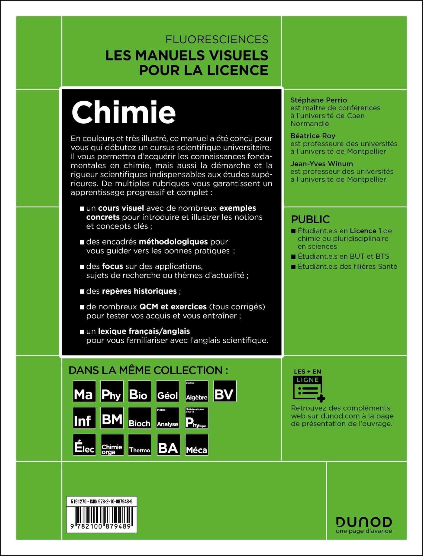 Chimie - 3e éd.: Les manuels visuels pour la licence