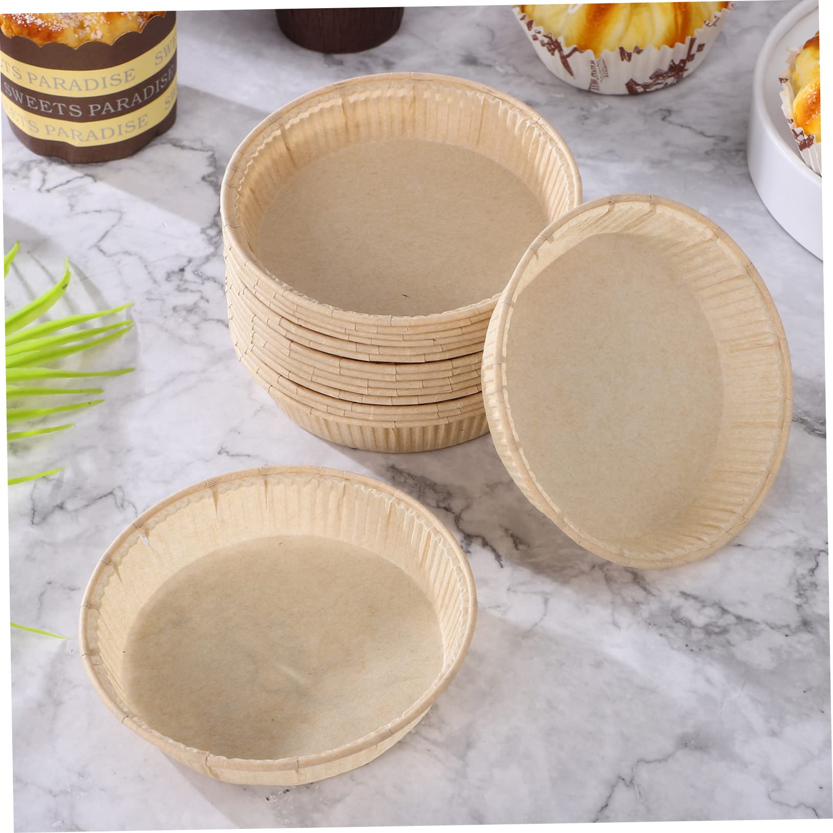 Caja de pasteles, caja de muffins, 100 Uds molde de papel for hornear pasteles for Flan molde redondo for pasteles Mini plancha molde for pasteles de Mousse Mini moldes for pasteles de 4 pulgadas taza