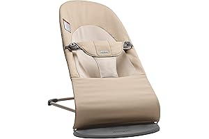 BabyBjörn Bouncer Bliss Cotton/Jersey Soft Khaki