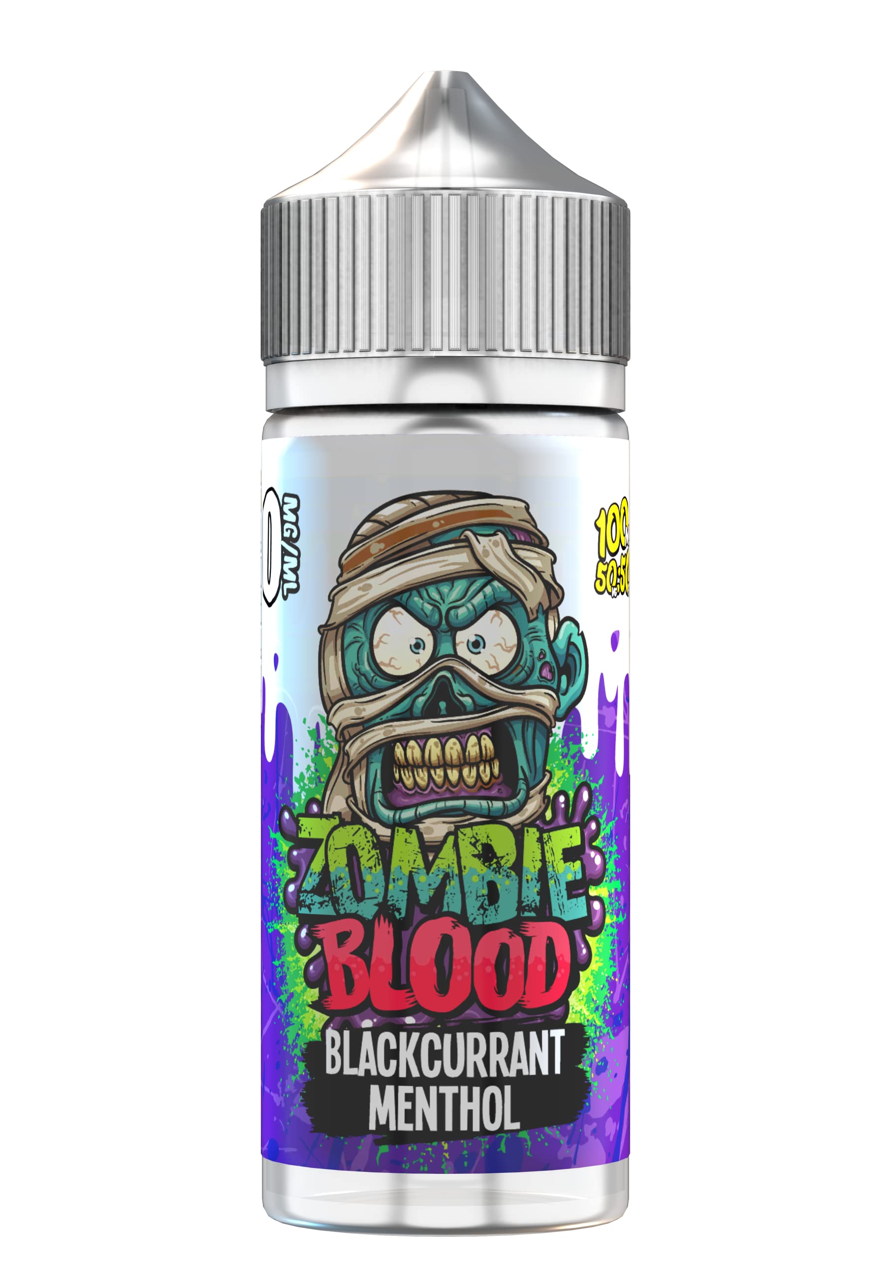 ZOMBIE BLOOD 100ML ELIQUID VAPE JUICE 0MG NICOTINE FREE 50/50 VG PG FRUITS  AND MENTHOL (Blackcurrant Menthol): Amazon.co.uk: Electronics & Photo