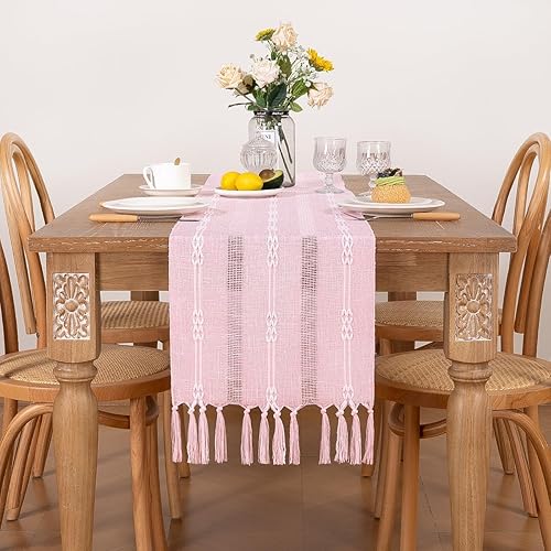 Miniatura 9 de Paquete de 6 caminos de mesa de gasa brillante de 10 pies a granel de gasa transparente de 29 x 121 pulgadas para decoración de bodas, baby shower,