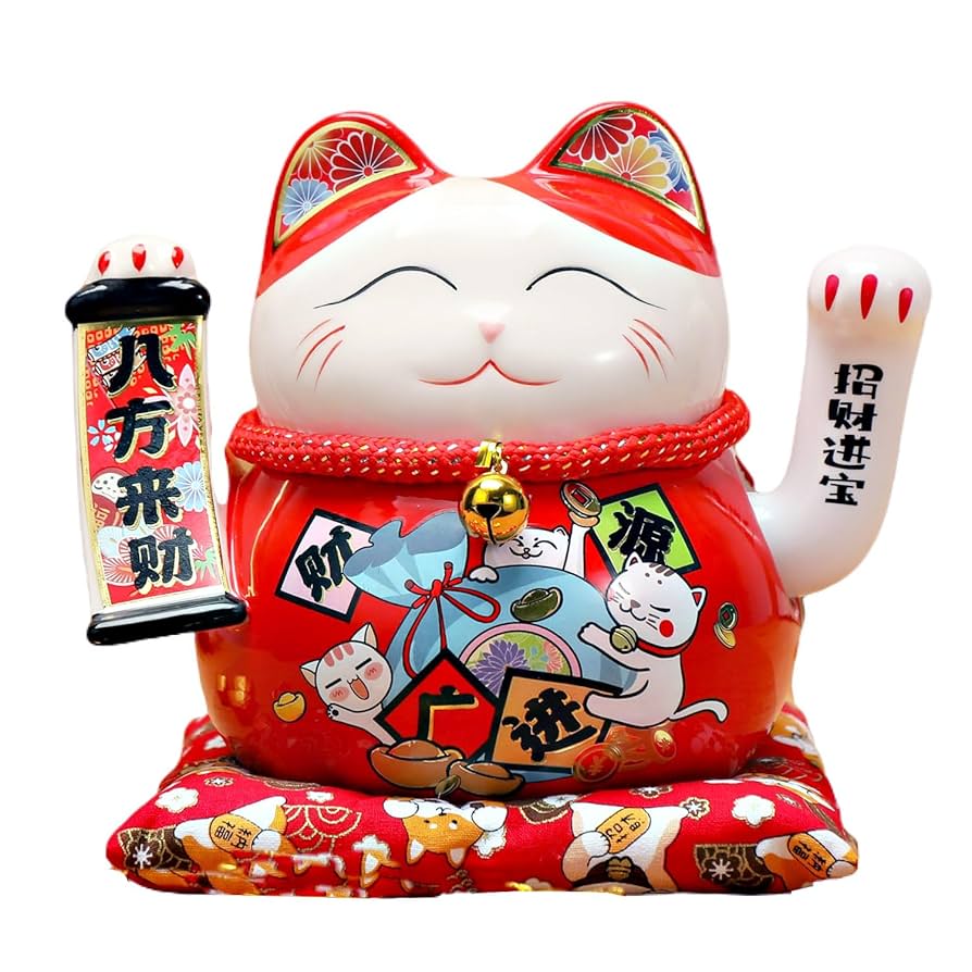 Amazon.com: TXYXT Lucky Statue Cat - Chinese Good Luck Cat