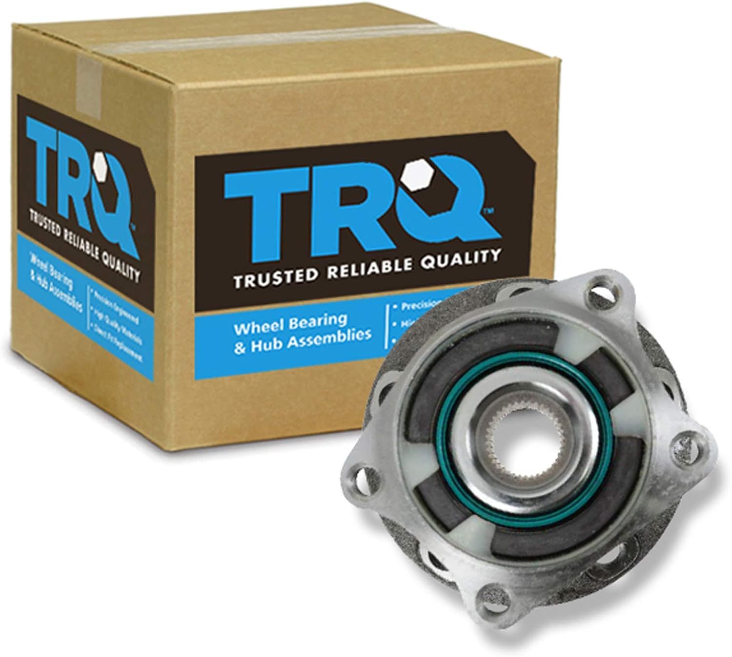 TRQ Rear Driver or Passenger Side Wheel Bearing and Hub Assembly Compatible with 16-23 Subaru Crosstrek 14-18 Forester 15-21 Impreza 12-14 Impreza Premium Limited 13-15 XV Crosstrek