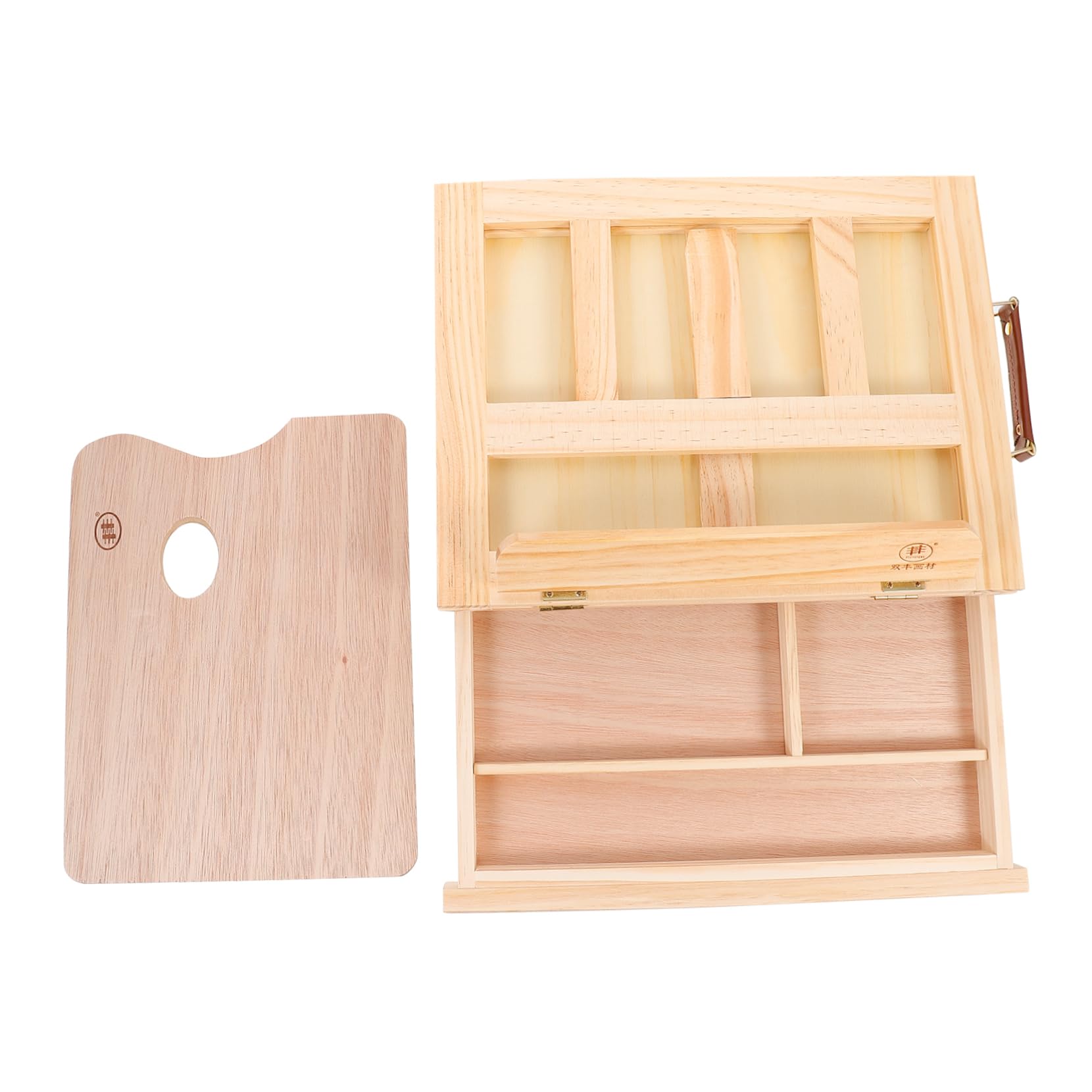 Madera Caballete de Escritorio, Plegable y Portátil, con Cajón