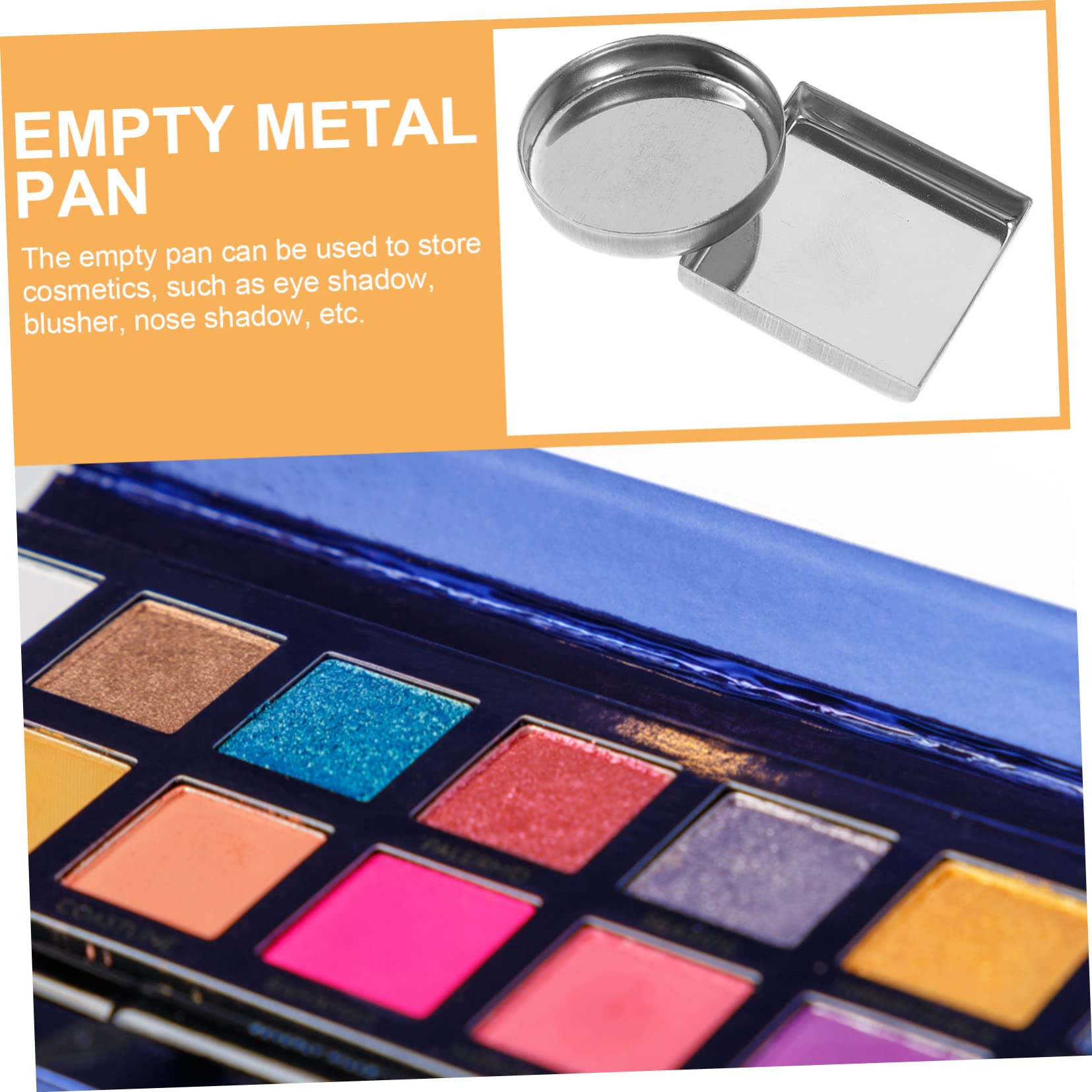 150pièces Palette Pans Métalliques Vides Pour Fard à Paupières Accessoires De Maquillage Pour Cosmétique