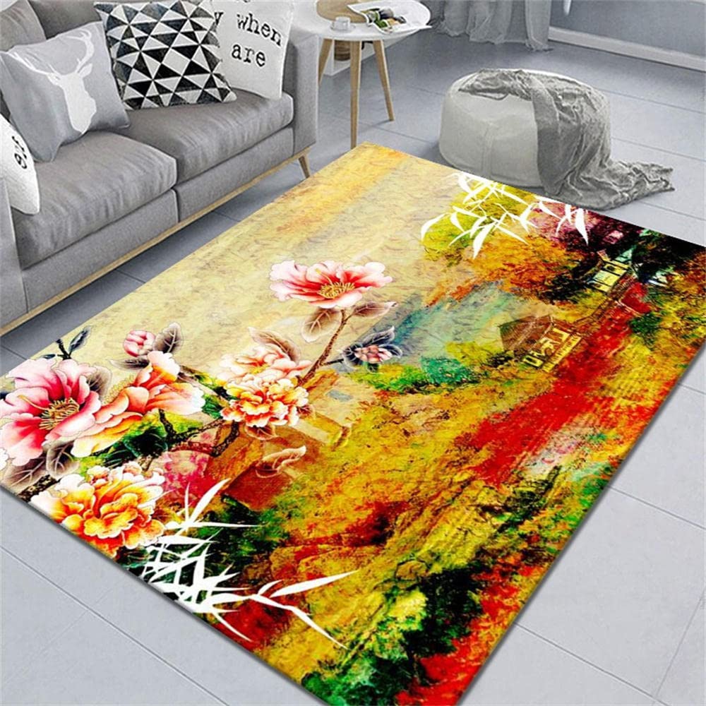 Alfombras de cocina y hogar modernas con patrón abstracto tridimensional