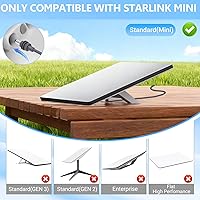 Vista 2 de Cable de alimentación Starlink Mini USB C a DC, compatible con Power Bank de 65W+ y cargador PD, Cable Starlink Mini USB tipo C a DC, 18AWG